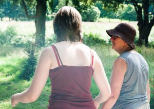 Beneath The Boughs poetry installation: created by Katie Hale at Lowther Castle & Gardens, Cumbria. Funded by Arts Council England.