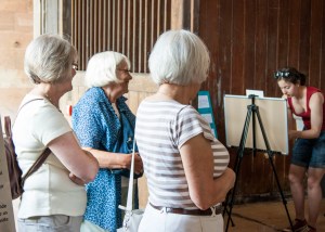 Beneath The Boughs poetry installation: created by Katie Hale at Lowther Castle & Gardens, Cumbria. Funded by Arts Council England.