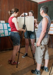 Beneath The Boughs poetry installation: created by Katie Hale at Lowther Castle & Gardens, Cumbria. Funded by Arts Council England.