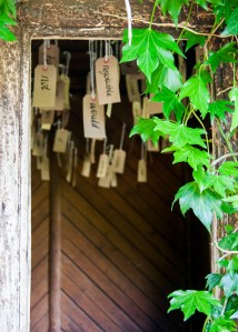 Beneath The Boughs poetry installation: created by Katie Hale at Lowther Castle & Gardens, Cumbria. Funded by Arts Council England.