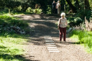 Beneath The Boughs poetry installation: created by Katie Hale at Lowther Castle & Gardens, Cumbria. Funded by Arts Council England.