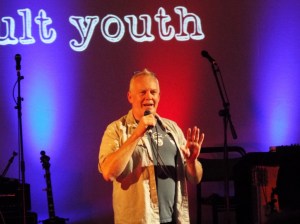 New Writing Cumbria and Eden Arts event at Penrith Old Fire Station, featuring writer Simon Sylvester and singer songwriter Joan Shelley