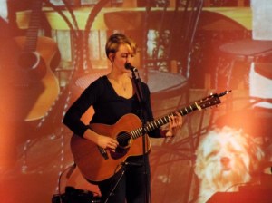 New Writing Cumbria and Eden Arts event at Penrith Old Fire Station, featuring writer Simon Sylvester and singer songwriter Joan Shelley