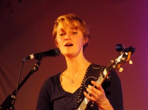 New Writing Cumbria and Eden Arts event at Penrith Old Fire Station, featuring writer Simon Sylvester and singer songwriter Joan Shelley