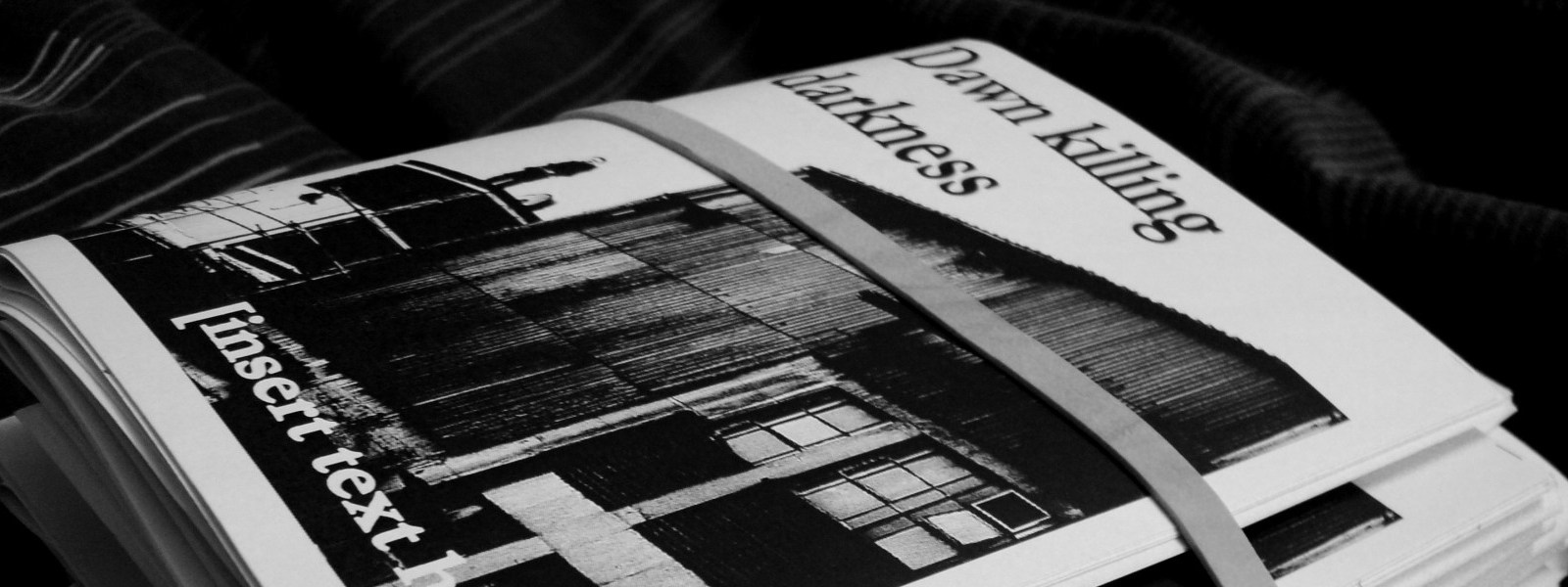 Dawn Killing Darkness contemporary poetry zine, edited by Katie Hale and Dominique Dunne