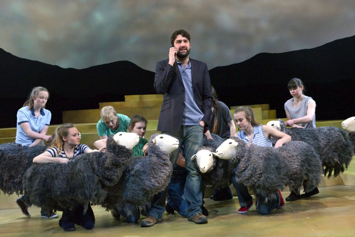 ~ Herdwick Flock operated by community cast, Kieran Hill (James); photo by Keith Pattison ~