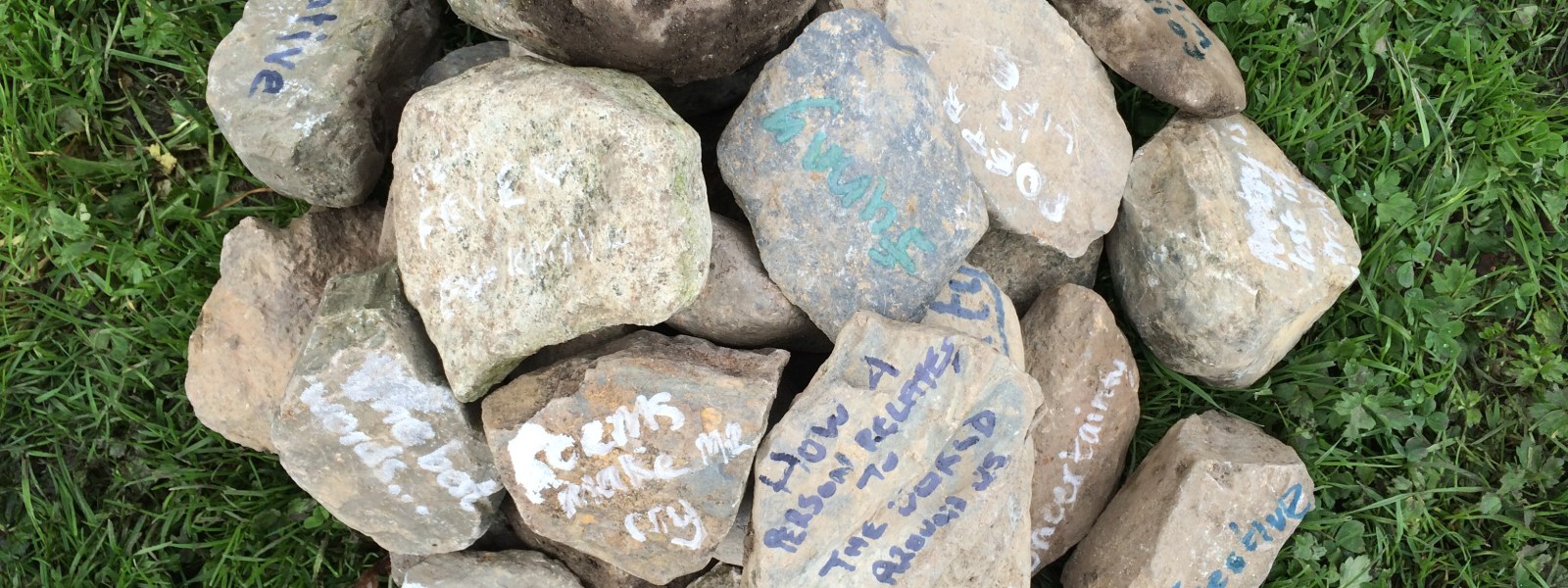 Poetry Cairn, Lakes Alive Festival