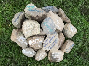 Poetry Cairn, Lakes Alive Festival
