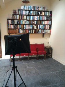 Having my photo taken for Cumbria Life